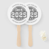 Klasse van 2025  Afstuderen Naam Handwaaier (Voorkant en achterkant)