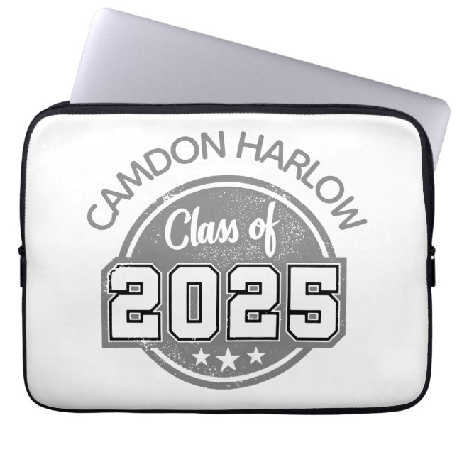 Klasse van 2025  Afstuderen Naam Laptop Sleeve (Voorkant)