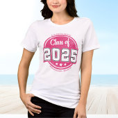 Klasse van 2025  Afstuderen Naam Tri-Blend Shirt