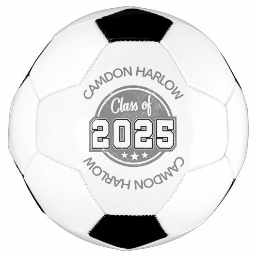 Klasse van 2025  Afstuderen Naam Voetbal (Voorkant)