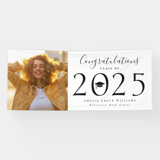 Klasse van 2025 Afstuderen Photo Banner (Horizontaal)