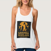 Klasse van 2025 Afstuderen Safari Animal Design Tanktop (Voorkant)