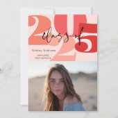 Klasse van 2025 Afstuderen Senior Aankondiging (Voorkant)