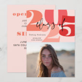 Klasse van 2025 Afstuderen Senior Aankondiging (Voorkant / Achterkant)