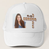 Klasse van 2025 Afstuderen Senior Afstuderen Foto Trucker Pet (Voorkant)