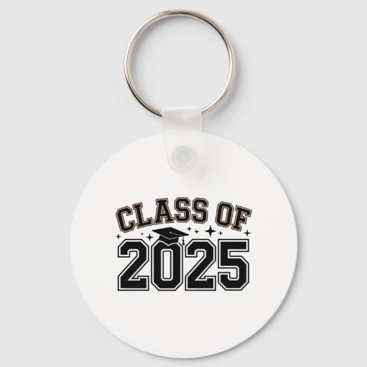 Klasse van 2025 Afstuderen Sleutelhanger – Varsity (Voorkant)