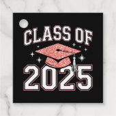 Klasse van 2025 Afstuderen- Trots Afstudeerder Kla Bedankjes Labels (Voorkant)