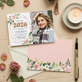 Klasse van 2025 Ballonbrieven Foto Afstuderen Kaart
