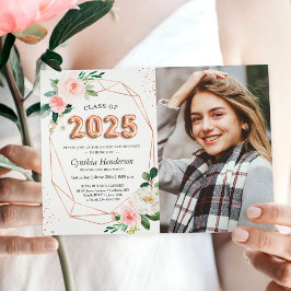 Klasse van 2025 Ballonbrieven Foto Afstuderen Kaart