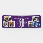 Klasse van 2025 Bold AFSTUDEERDER 6 Foto Graduatio Spandoek (Horizontaal)