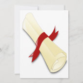 Klasse van 2025 bordeaux tekst afstuderen foto kaart (Achterkant)