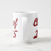 Klasse van 2025 Bourgogne script afstuderen Grote Koffiekop (Achterkant)