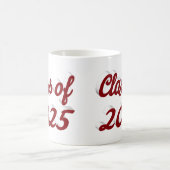 Klasse van 2025 Bourgogne script afstuderen Koffiemok (Center)