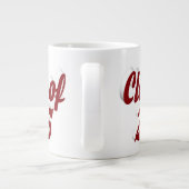 Klasse van 2025 Bourgondische tekst afstuderen Grote Koffiekop (Achterkant)