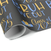 Klasse van 2025 Bruh we out Cadeaupapier (Rol Hoek)