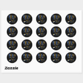 Klasse van 2025 bruh we uit afstuderen ronde sticker (Vel)