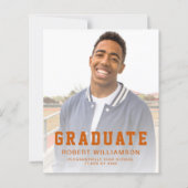 Klasse van 2025 Budget 2-Foto Oranje Afstuderen (Voorkant)