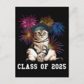 Klasse van 2025 Cat Lover Briefkaart (Voorkant)