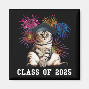 Klasse van 2025 Cat Lover Magneet