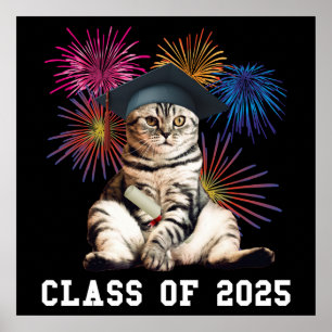 Klasse van 2025 Cat Lover Poster