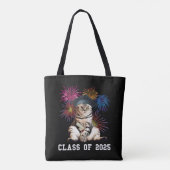 Klasse van 2025 Cat Lover Tote Bag (Achterkant)