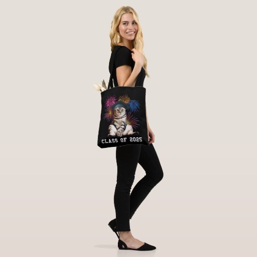 Klasse van 2025 Cat Lover Tote Bag (Op model)