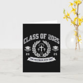 Klasse van 2025 Christelijk Afstuderen Religious G Kaart (Gele Bloem)