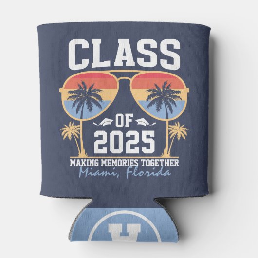 Klasse van 2025 Custom Afstuderen Trip Group Blikjeskoeler (Achterkant)