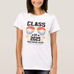 Klasse van 2025 Custom Afstuderen Trip Group T-shirt