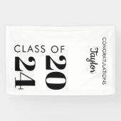 Klasse van 2025 Custom Graduation Party College Af Spandoek (Horizontaal)