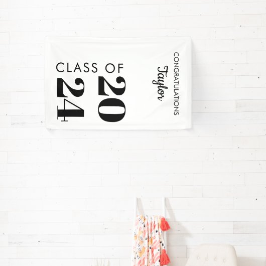 Klasse van 2025 Custom Graduation Party College Af Spandoek (Insitu)