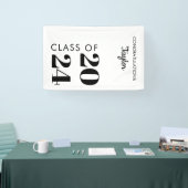 Klasse van 2025 Custom Graduation Party College Af Spandoek (Beurs)