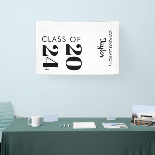 Klasse van 2025 Custom Graduation Party College Af Spandoek (Beurs)