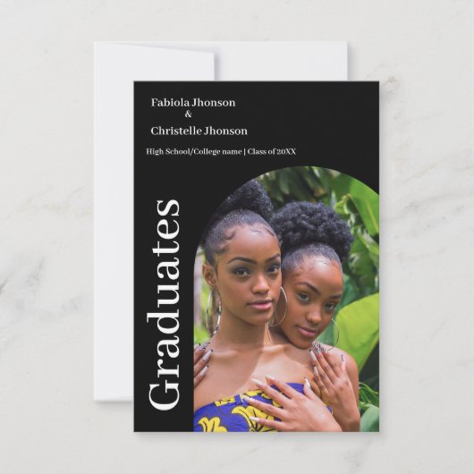 Klasse van 2025 Double afstuderen aankondiging (Voorkant)