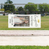 Klasse van 2025 Elegante Foto Afstuderen Deur Spandoek (Insitu)