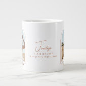 Klasse van 2025 Foto Afstudeerder Afstuderen Keeps Grote Koffiekop (Voorkant)