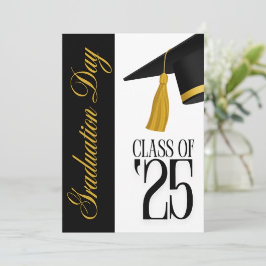 Klasse van 2025 Foto Afstuderen Aankondiging (Staand voorkant)