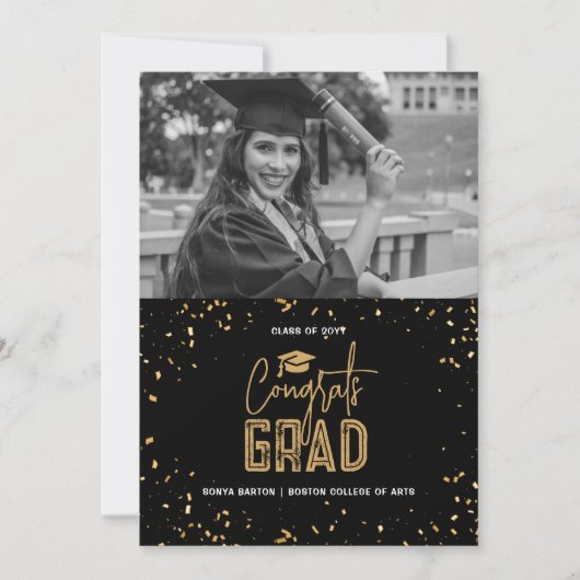 Klasse van 2025 Foto Afstuderen Aankondiging (Voorkant)