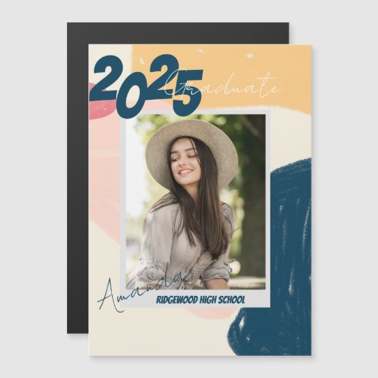 Klasse van 2025 Foto Afstuderen Aankondiging (Voorkant / Achterkant)