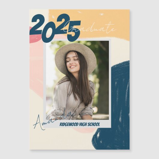 Klasse van 2025 Foto Afstuderen Aankondiging (Voorkant)