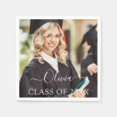 Klasse van 2025 Foto Afstuderen Afstuderen Servet (Voorkant)