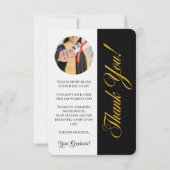 Klasse van 2025 Foto Afstuderen Bedankt Card (Achterkant)