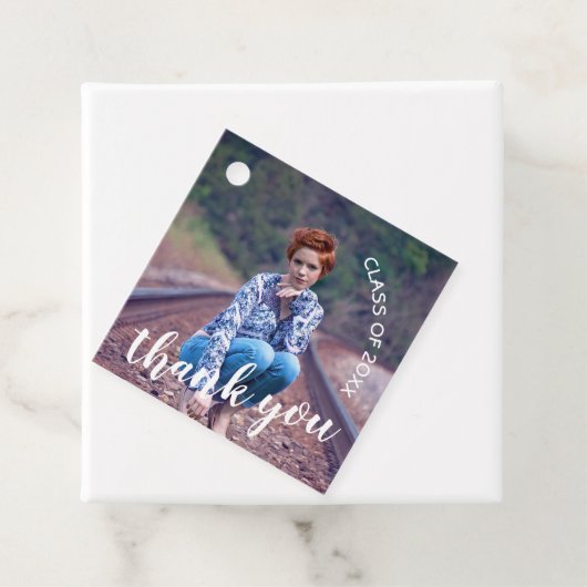 Klasse van 2025 Foto Afstuderen Dank u Bedankjes Labels (In situ)