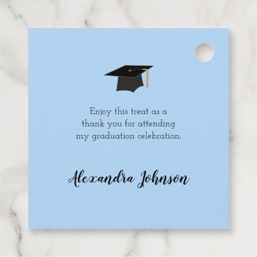 Klasse van 2025 Foto Afstuderen Dank u Bedankjes Labels (Achterkant)