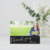 Klasse van 2025 Foto Afstuderen Dank u Briefkaart (Staand voorkant)