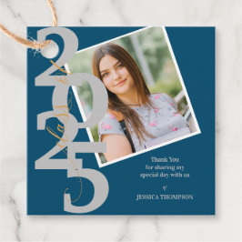 Klasse van 2025 Foto Bedankt Bericht Afstuderen Bedankjes Labels