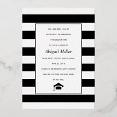 Klasse van 2025 foto folie afstuderen aankondiging (Achterkant)