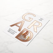 Klasse van 2025 foto folie afstuderen aankondiging (Gedraaid)