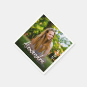 Klasse van 2025 Foto Graduation Party Servet (Hoek)