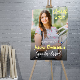 Klasse van 2025 Foto Graduation Party Welkom Poster